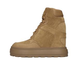 Casadei - Baskets montantes en daim - Femme - Chaussures - Brun - Taille: 38 EU