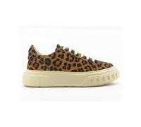 Casadei - Baskets Off Road en daim léopard - Femme - Chaussures - Brun - Taille: 36 EU
