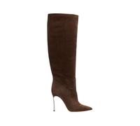 Casadei - Blade Suede High Bottes - Femme - Chaussures - Brun - Taille: 39 EU