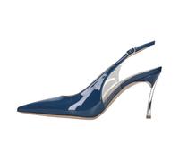Casadei - Escarpin Slingback Blade - Femme - Chaussures - Bleu - Taille: 36 EU