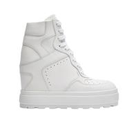 Casadei - High Top Leather Baskets - Femme - Chaussures - Blanc - Taille: 39 1/2 EU