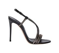 Casadei - Josephine Julia Sandal - Femme - Chaussures - Noir - Taille: 36 EU