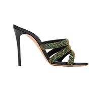 Casadei - Julia Olympo Mules - Femme - Chaussures - Noir - Taille: 39 1/2 EU