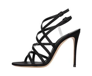 Casadei - Julia Sandal - Femme - Chaussures - Noir - Taille: 36 EU
