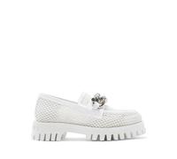 Casadei - Mocassins en maille - Femme - Chaussures - Blanc - Taille: 41 EU