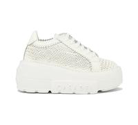 Casadei - Nexus Hanoi Leather Baskets - Femme - Chaussures - Blanc - Taille: 40 EU