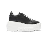 Casadei - Nexus Leather Baskets - Femme - Chaussures - Noir - Taille: 39 1/2 EU