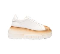 Casadei - Nexus Toe Cap Baskets - Femme - Chaussures - Blanc - Taille: 38 1/2 EU