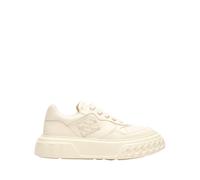 Casadei - Off Road Leather Baskets - Femme - Chaussures - Beige - Taille: 36 1/2 EU