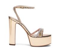Casadei - Patty Andromeda Platform Sandal - Femme - Chaussures - Jaune - Taille: 38 1/2 EU