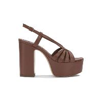 Casadei sandale femme marron en pur cuir - 37