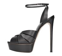 Casadei - Sandales Casadei - Femme - Chaussures - Noir - Taille: 40 EU