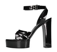 Casadei - Sandales compensées Betty - Femme - Chaussures - Noir - Taille: 38 1/2 EU