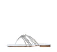 Casadei sandales en cristal Bianco Chiari e Naturali 36