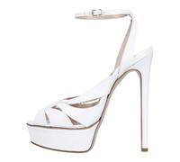 Casadei - Sandales en cuir - Femme - Chaussures - Blanc - Taille: 38 1/2 EU