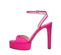 Casadei - Sandales en tissu et cuir - Femme - Chaussures - Rose - Taille: 38 EU