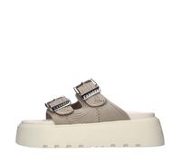 Casadei - Tongs - Femme - Chaussures - Gris - Taille: 38 EU
