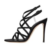 Casadei Sandales Noir Nero Neri e Grigi 40