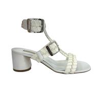 Casadei - Sandali - Femme - Chaussures - Blanc - Taille: 37 1/2 EU