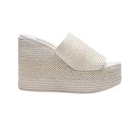 Casadei - Twiga Wedge - Femme - Chaussures - Blanc - Taille: 39 EU