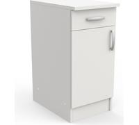 CasaDolce Armoire de cuisine ALBEDO I, blanc, 40,1x60x85 cm, avec tiroir