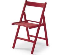 CasaDolce chaise pliante HARE ROT, set de 4, 43x48x79 cm, bois massif