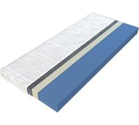 Casadolce Matelas PROVIDENCE PLUS, 90x190 cm, fermeté H1, bleu, blanc
