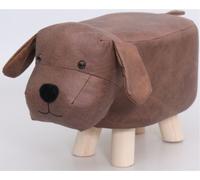 CasaDolce Pouf pour enfants PUPPY, 43x22x29 cm, Marron