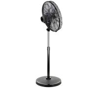CasaFan AIROS ECO SILENT SW Ventilateur sur pied 90 W (L x l x H) 295 x 514 x 1350 mm noir avec télécommande, minuteur, oscillant