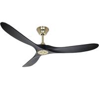 Ventilateur de plafond Eco Genuino DC 152 Laiton-Noir CasaFan