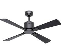 CasaFan ECO NEO III 103 BG-SW/TK WiFi Flügel Schwarz/Teak Ventilateur de plafond 16 W (Ø x H) 103 cm x 360 mm gris basalte avec télécommande, minuteur,
