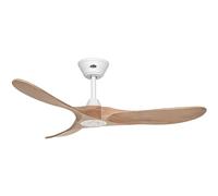 CasaFan Ventilateur de plafond 312227 Eco authentique 122 cm moteur couleur blanc et pales couleur chêne