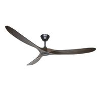 Ventilateur de plafond Eco Genuino DC 180 Noir-Noyer CasaFan
