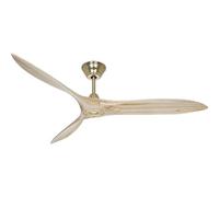 Casafan | Ventilateur de plafond ECO AIRSCREW | Ø hélice 1520 mm | naturel/laiton