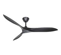 Casafan | Ventilateur de plafond ECO AIRSCREW | Ø hélice 1520 mm | noir mat/noir mat