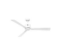 CasaFan Ventilateur de plafond Eco Neo III 132 WE-WE/LG 0-10 V moteur blanc/pales réversibles blanc et gris clair