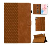 CASAFUNY Coque pour Honor Pad 10 12.1 Pouces Housse de Protection en Cuir PU Tablette Étui Case Flip Portefeuille Cover pour Honor Pad 10 Tablet 2025, Marron