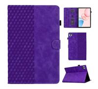 CASAFUNY Coque pour Honor Pad 10 12.1 Pouces Housse de Protection en Cuir PU Tablette Étui Case Flip Portefeuille Cover pour Honor Pad 10 Tablet 2025, Violet