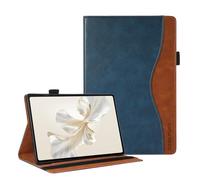 CASAFUNY Coque pour Honor Pad 9 12.1 Pouces Étui Housse de Protection en Cuir PU avec Poche de Document pour Honor Pad 9 Tablet, Bleu