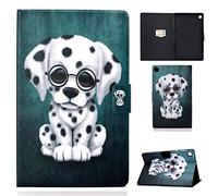 CASAFUNY Coque pour Lenovo Tab M10 Plus 3rd Gen 2022 Étui Housse de Protection en Cuir PU avec Support Fonction Flip Case pour Lenovo Tab M10 Plus 3rd Gen 10,6'' TB-125FU/128FU, Dalmatiens