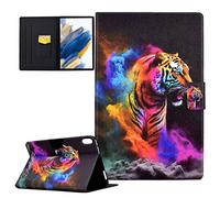CASAFUNY Coque pour Lenovo Tab P11/ Tab P11 Plus 2021 (TB-J606F/J606L/J607), Étui de Protection Smart Cover Housse Etui Cuir Automatique Veille/Réveil pour Lenovo Tab P11 2021 11", Tigre Fantastique