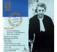 CASALS LEGACY: Festival Prades- MOZART CONCERT: PIANO CONCERTO NO. 9 (HASKIL, CONDUCTED BY CASALS, 19/06/1953), Concert Aria K505 "Chio mi scordi di te" (LOS ANGELES, HORSZOWSKI, 09/JULY/1950), Divertimento in D major k.136 (VEGH, 03 AUGUST 1962) & Divertimento in F major, K.138 (BAUMGARTNER, 08 AUGUST 1960) - LYRINX