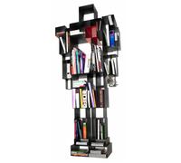 CASAMANIA bibliothèque ROBOX (Gris / rouge - Métal verni)