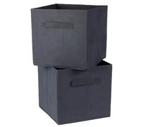 Casâme Cube de Rangement intissé 28x28cm - Lot de 2