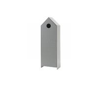 Les Tendances Armoire enfant 1 porte cabine de plage bois laqué gris Camila