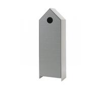 Les Tendances Armoire enfant 1 porte cabine de plage bois laqué gris Camila