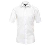Casamoda - 8070 - Chemise Business - Coupe droite - Col Chemise Classique - Manches Courtes - Homme - Blanc (Weiß) - 46