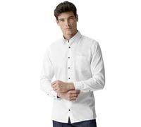 CASAMODA Chemise d'affaires unie Comfort Fit, Blanc., 44