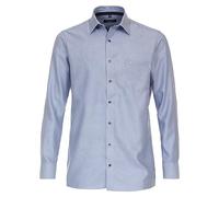 CASAMODA Chemise d'affaires unie Comfort Fit, bleu moyen, 48