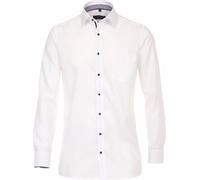 CASAMODA Chemise de bureau homme manches longues Kent Comfort-Fit Blanc 41